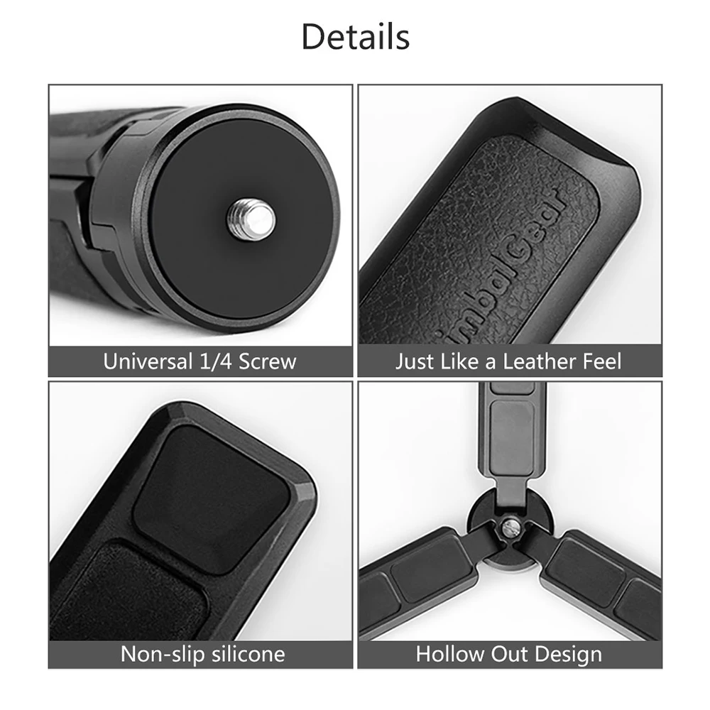 Agimbalgear Dh07 Расширенная рукоятка Стабилизатор Мини штатив ручка удлинитель подставка для Zhiyun Weebill Lab Dji Ronin-S