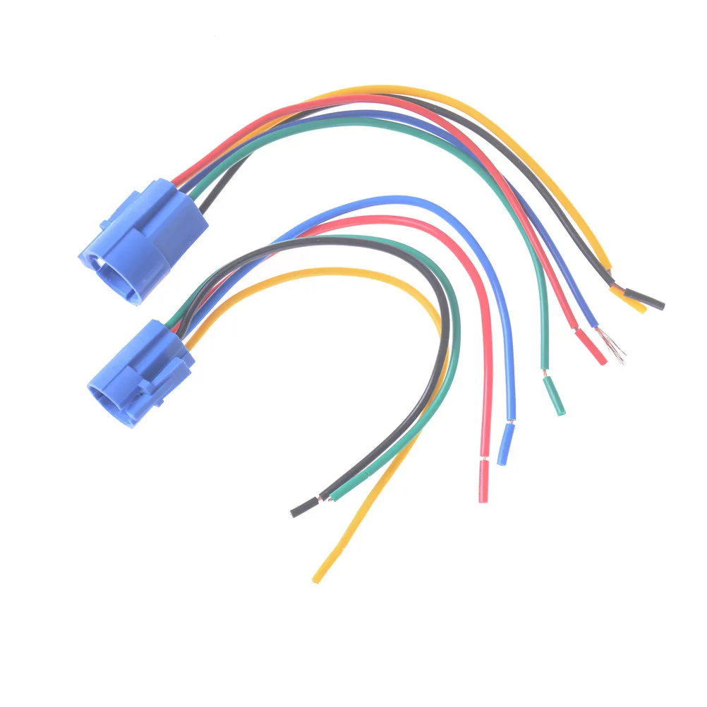 

2Pcs 5 Pin Wire Connector Wiring Socket Plug Adapter For 16/19mm Push Button Switch Wire Connector S18 Drop ship