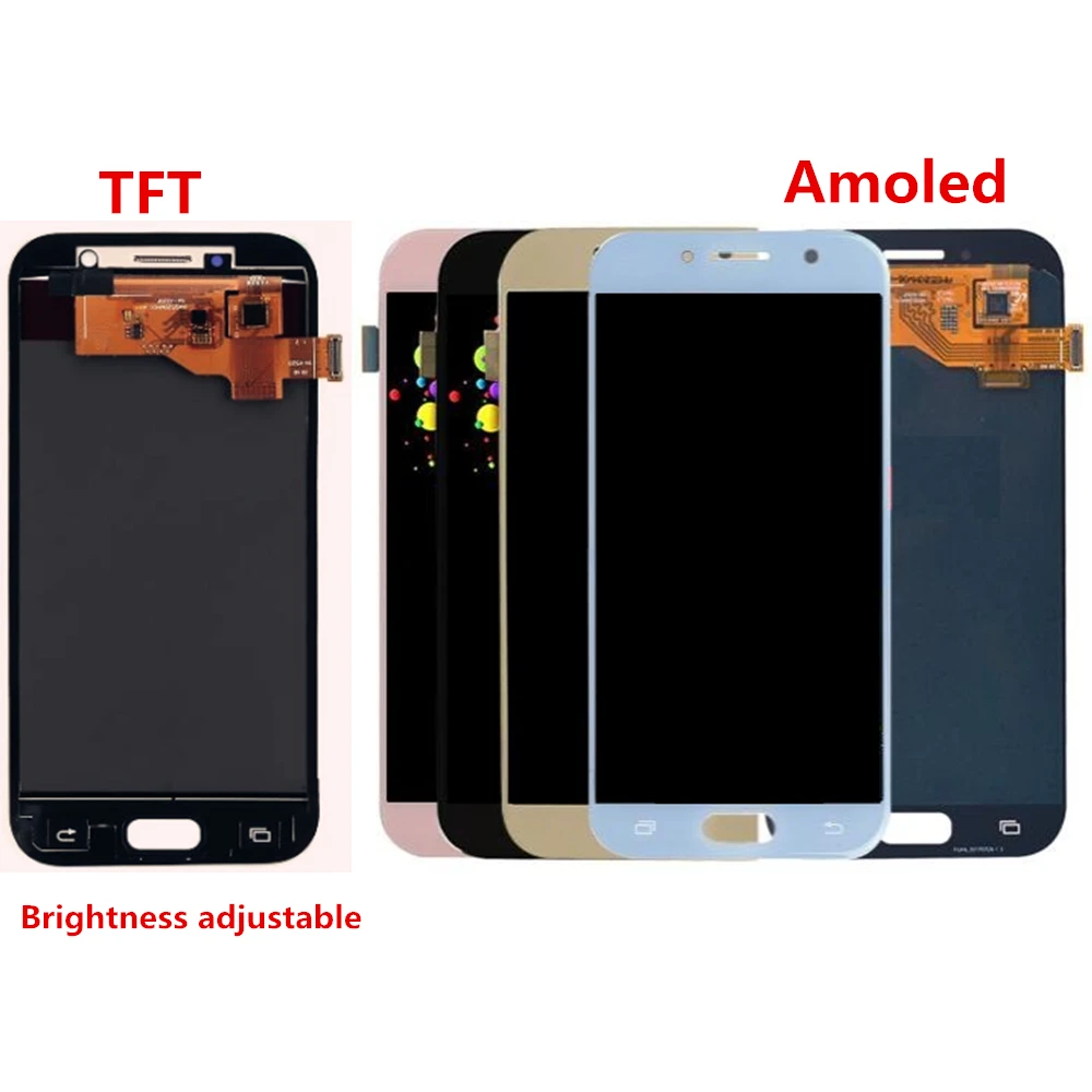 

For Samsung Galaxy A5 2017 A520 A520F LCD Screen and Digitizer Assembly Replacement!!(Black/Blue/Gold/Pink)