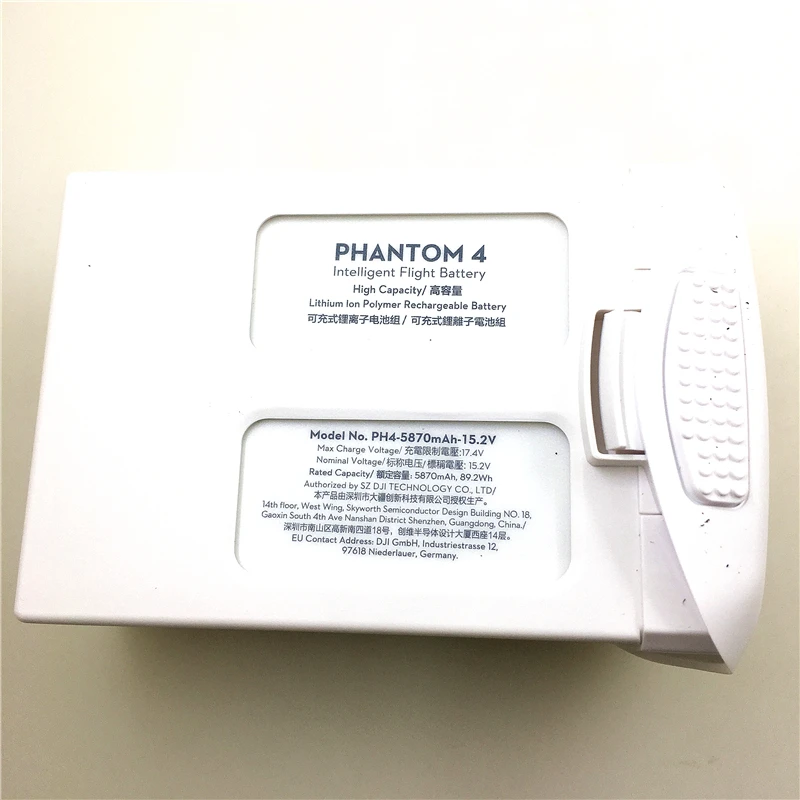 

Original DJI Phantom 4 Pro Battery 5870mAh 15.2V High Capacity Intelligent Flight Battery Spare Parts Accesories PH4-5870mAh