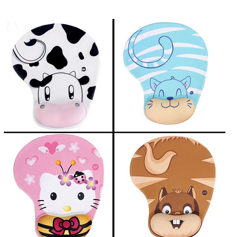 New 3d breast mouse pad Cartoon Creative cute gaming mouse pad Animal