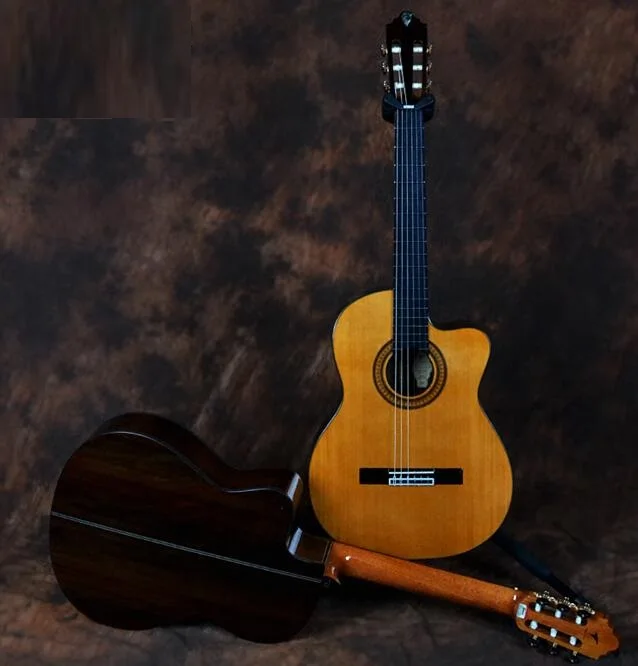 performance cutway classic guitar with hard case free