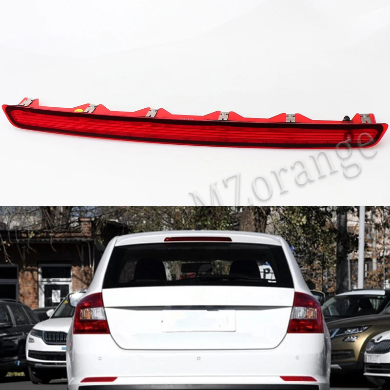 

MZORANGE Car High Positioned Mounted Additional Rear Third Brake Light Stop Lamp For Skoda Rapid Spaceback