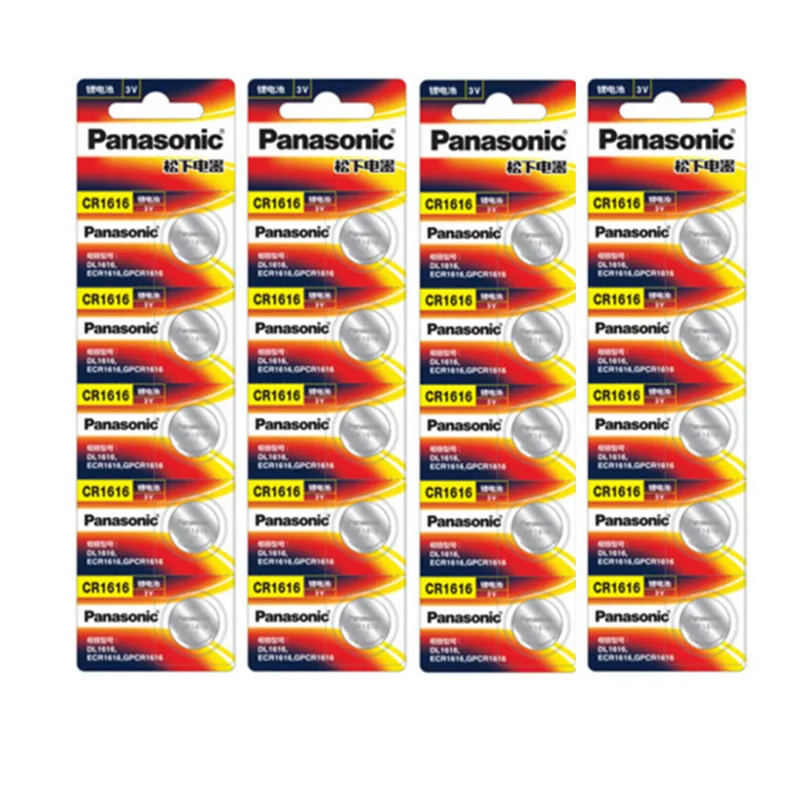 20 шт./лот PANASONIC CR1616 DL1616 ECR1616 LM1616 1616 3 V литиевые батареи кнопка сотового телефона монета Батарея