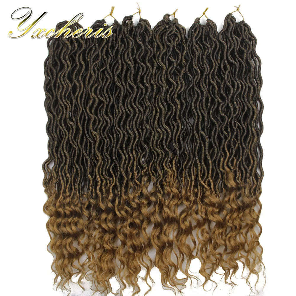 YXCHERISHAIR богиня искусственные локоны в стиле Crochet сплетенные волосы для