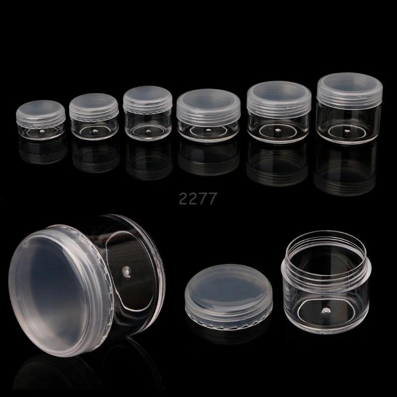 

Makeup Jar Mini Sample Bottle Travel Cosmetic Pot Face Cream Container Nail Box MAY02
