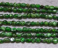 

2PCS Chrome Diopside 5x6mm Smooth Polished Freeform Nuggets