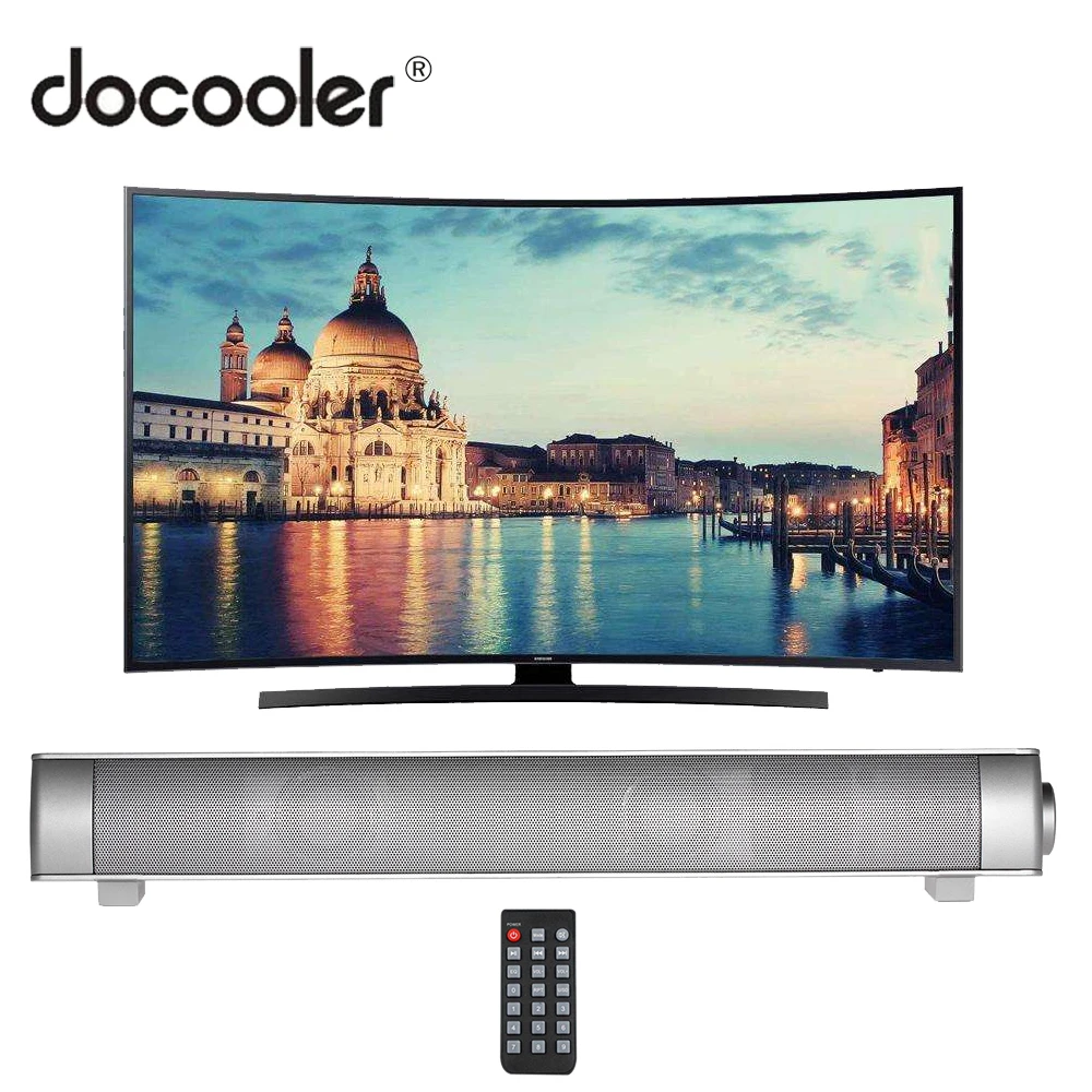 

Wireless Bluetooth Soundbar Subwoofer Stereo Speaker Home Theater Music Player with Remote Control Hands-Free TF Card Slot AUX