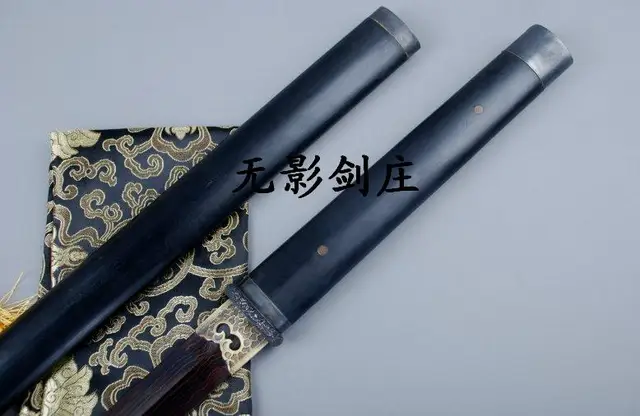 S40 BLACK EBONY COLOUR PATTERN WELDING DAMASCUS NINJA SWORD DARK Magnificent Pattern Welded Sword S40 BLACK EBONY COLOUR PATTERN WELDING DAMASCUS NINJA SWORD DARK Magnificent Pattern Welded Sword