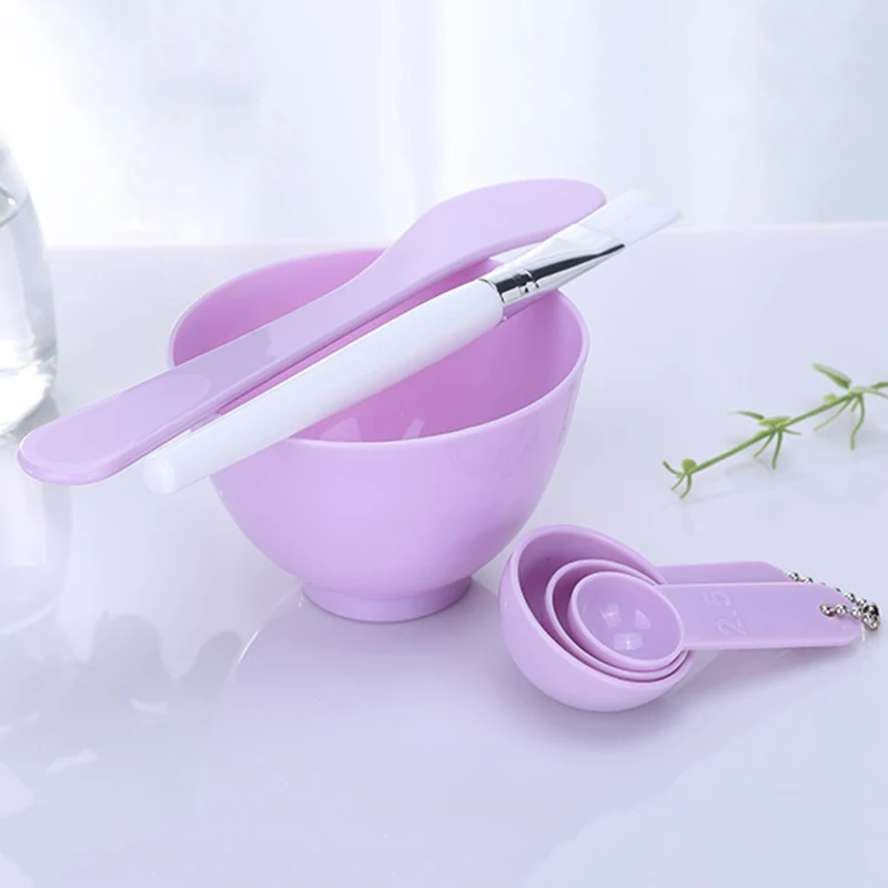 4 in 1 DIY Facial Beauty Mask Bowl Women Cosmetic Makeup Tool with