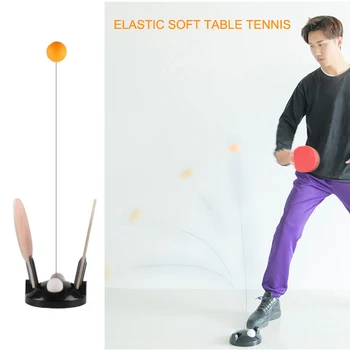 

Bounce Flexible Shaft Table Tennis Training with Racket for Agility Relieve Pressure SMN88