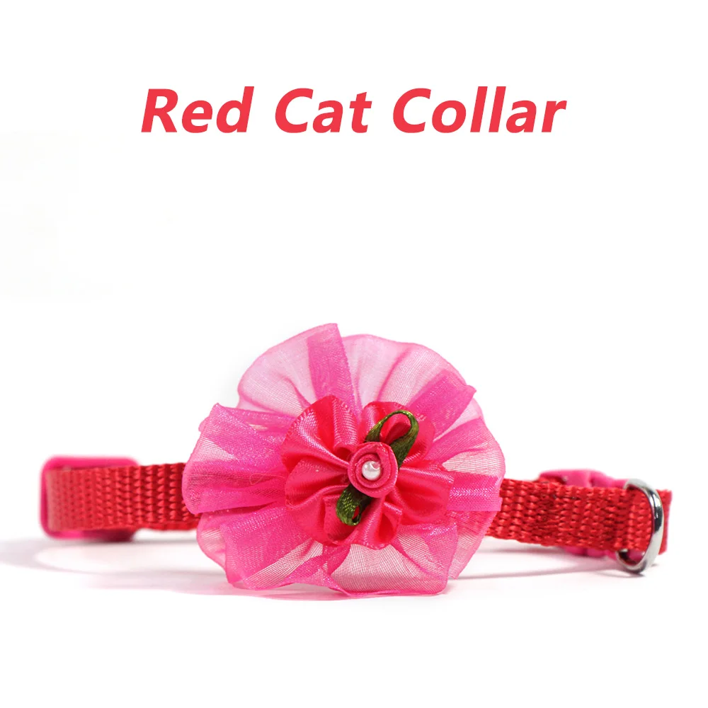 sku-Flower-Red-Collar-for-Cat-Kitten-Adjustable-Solid-Nylon-Dog-Collars-Leather-for-Small-Dogs-Puppy (7)