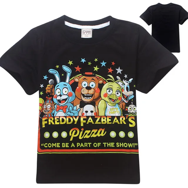 Boys t shirt five nights at freddy camisetas summer fnaf kids t shirt ...