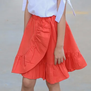

Children's skirt girl clothes child high waist skirt girl teen clothes 2018 summer spring and autumn skirt