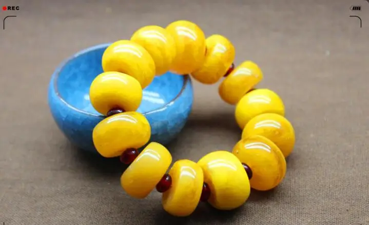 Натуральный желтый ярко-желтого цвета пчелиный воск браслет мужской ручной струны праздничный подарок жадевы ювелирные изделия