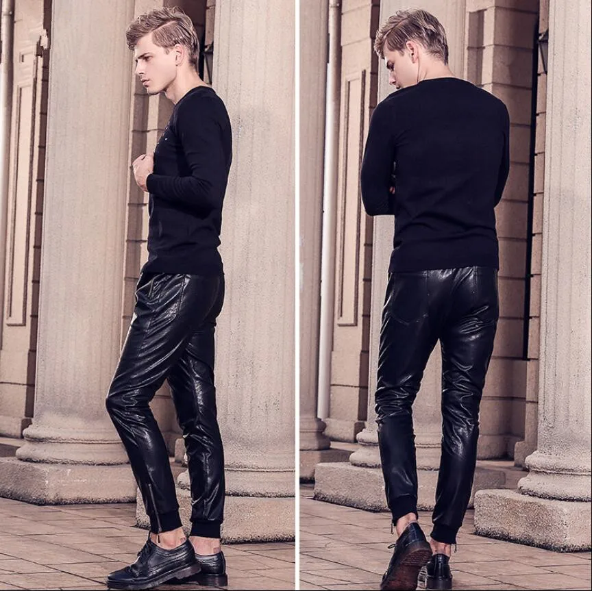 leather pants fashion