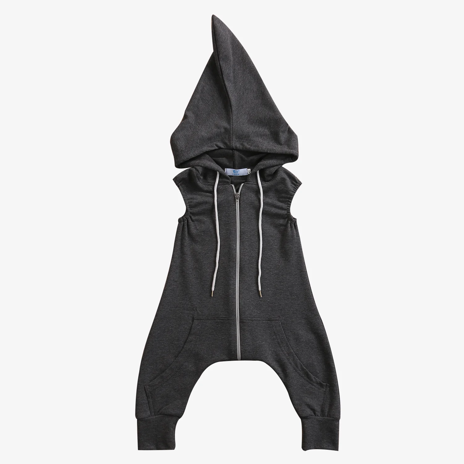 

Newborn Kids Baby Boys Girls Clothes Hooded Zipper Romper Sleeveless Cotton Jumpsuit Playsuit Clothing Baby Boy 0-4T