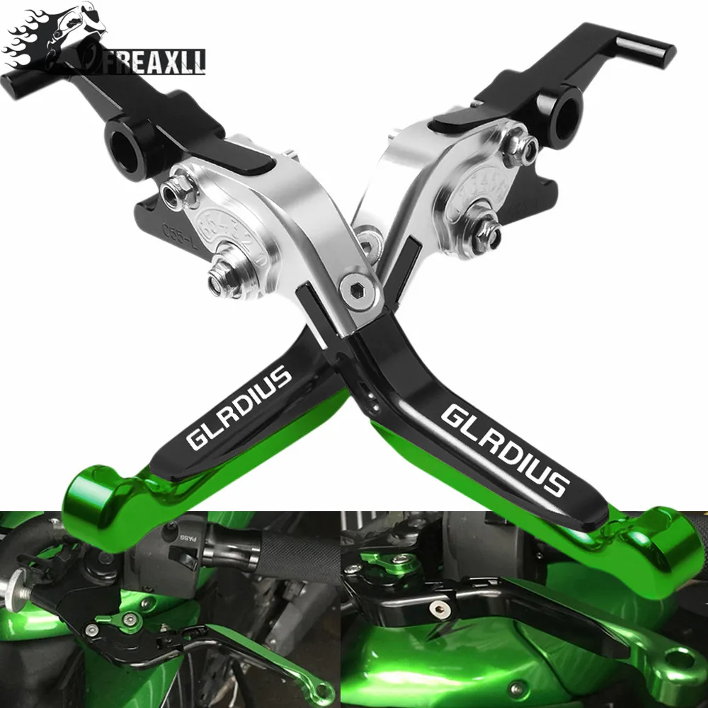 For Suzuki SFV650 GLADIUS 2009 2015 CNC Adjustable Extendable Folding Motorcycle Accessories