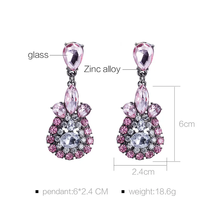 DODO Bohemia Jewelry Exquisite 585 White Gold Color Earrings Modern Beautiful Water Drop Earrings for Women Brincos Bijoux LE34 (6)