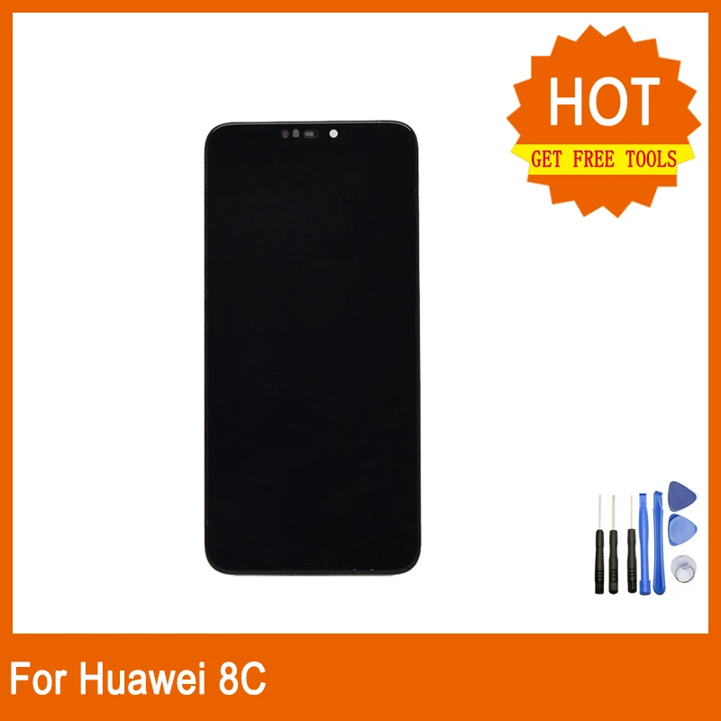 

Original LCD Screen For Huawei Honor Paly 8C BKK-AL10 Touch screen +Frame replacement For Huawei honor 8C lcd with digitizer