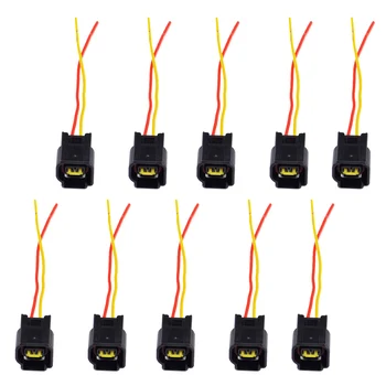 

CITALL 10pcs Ignition Coil Harness Connector Modular for Ford Focus Mustang Edge 4.6L 5.4L 6.8L motors 1991-2008 2009 2010 2011