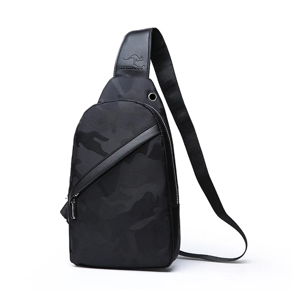 

Men's Canvas Shoulder Bags 2 Colors New Fashion Chest bag Casual High Quality cross body Bags Bolsos Mujer Bolsas 2019 Fashion