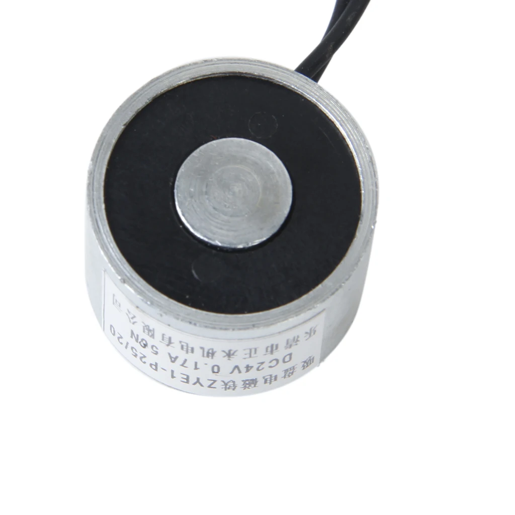 24V DC Quality Powerful Holding Electromagnet Lift Electric Lifting Magnet Solenoid Strong Hold DIY Solenoid Sucker Hardware