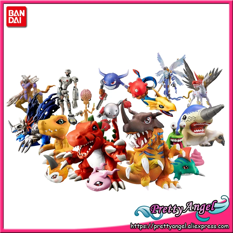 PrettyAngel-Подлинная Bandai 20th anniversary Digimon Digital Monster Capsule Mascot коллекция мини-фигурка