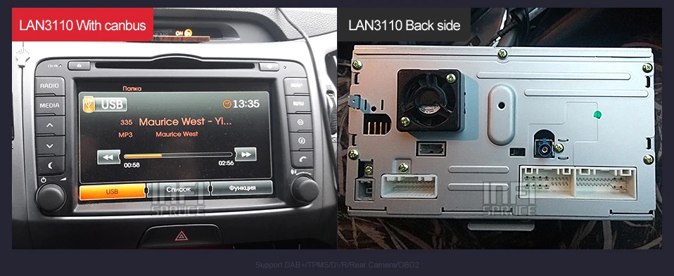 Best Android 9.0 car dvd for KIA sportage 2007-2010 2011 2012 2013 2014 2015 with car radio stereo multimedia player 2 din navigation 9