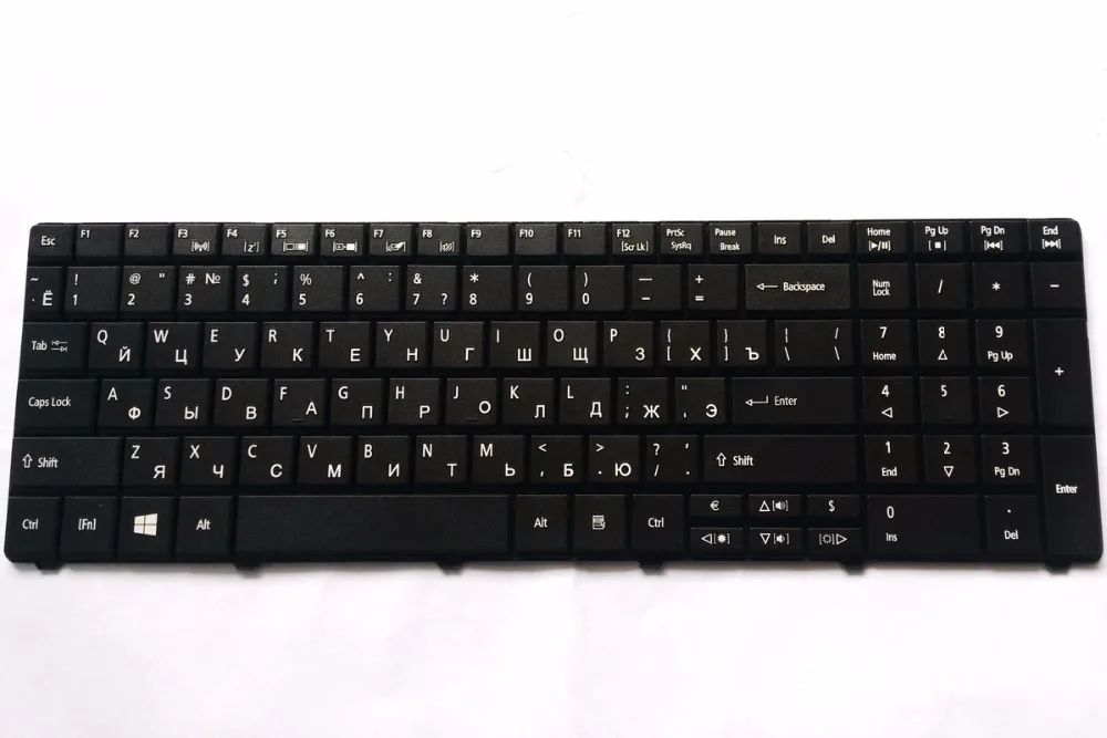 Русская клавиатура для acer aspire E1-732 E1-732G E1-772G E1-772 ру черный