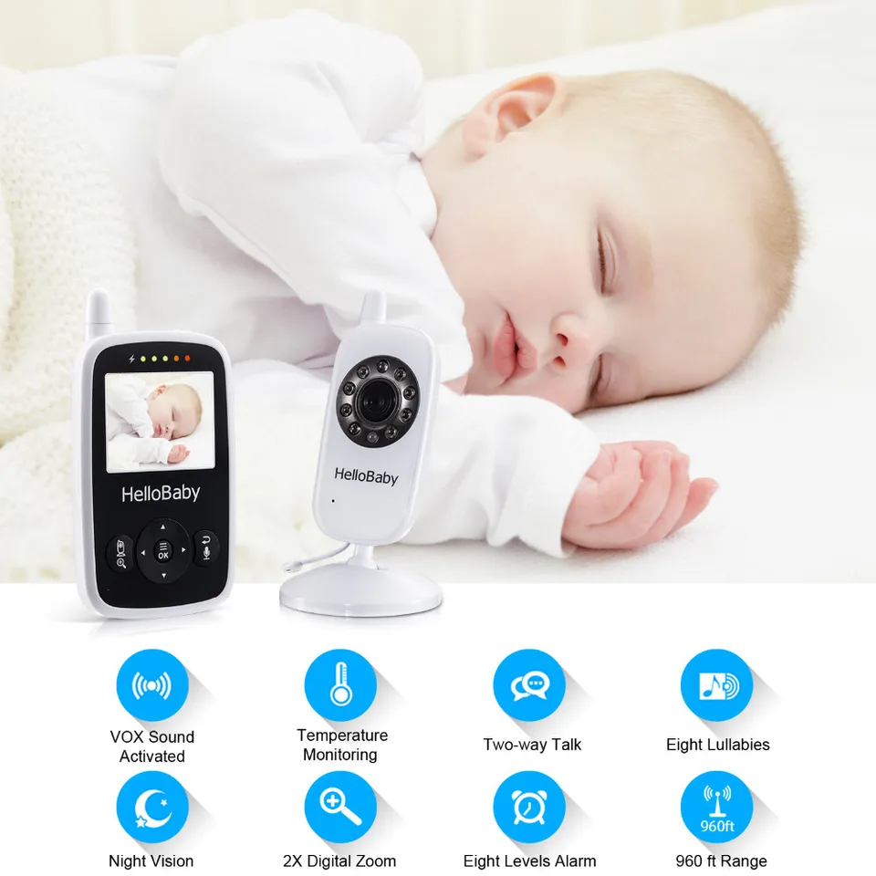 hello baby wireless video baby monitor