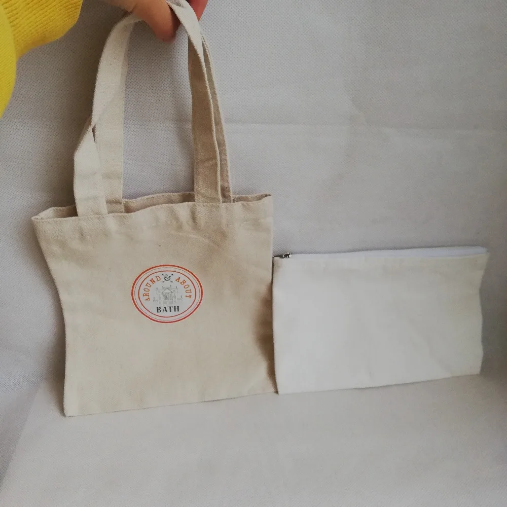 

300pcs Custom Pattern Canvas Tote Shopping Bags Eco Reusable Cotton Handbag for Gift Wedding Printing Your Logo Put Toiletries