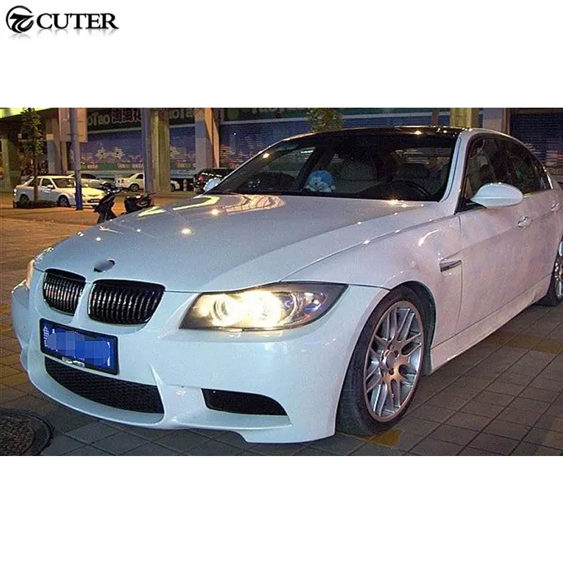 E90 325i 330i M3 LCI PP Неокрашенный автомобильный Бампер Набор для стайлинга кузова BMW
