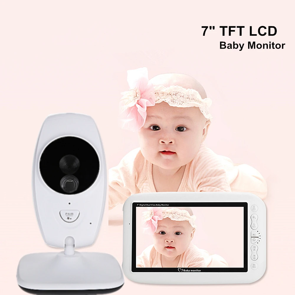 7.0 inch Large LCD Screen Baby Camera Monitor Wifi Portable Wireless Babyphone Holder Intercom Audio Video Nanny Babysitter 7.0 inch Large LCD Screen Baby Camera Monitor Wifi Portable Wireless Babyphone Holder Intercom Audio Video Nanny Babysitter