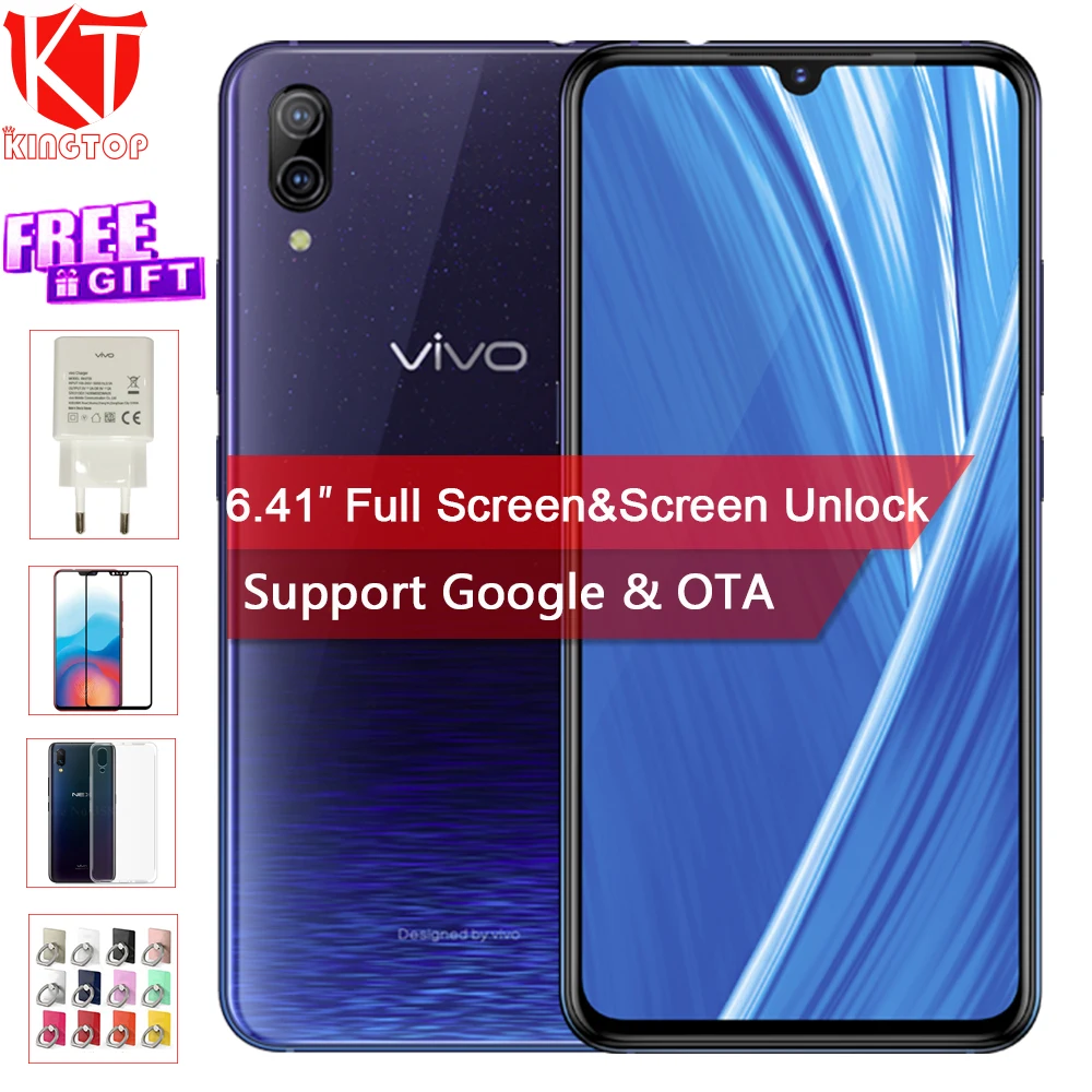 Оригинал VIVO X23 модная версия мобильный телефон 8 ГБ 128 четыре ядра 6 41 дюймов полный