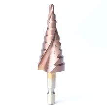 HSS-CO / M35 Multifunctional Drill Hexagon Shank 4-20mm Cobalt Straight Shank Bit Metal Cone Bit Stainless Steel Hole Saw Hole