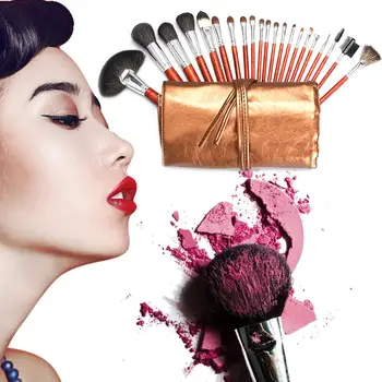

21Pcs Makeup Brushes Set Pincel Maquiagem Powder Eye Kabuki Brush Complete Kit Cosmetics Beauty Tools With Leather Case