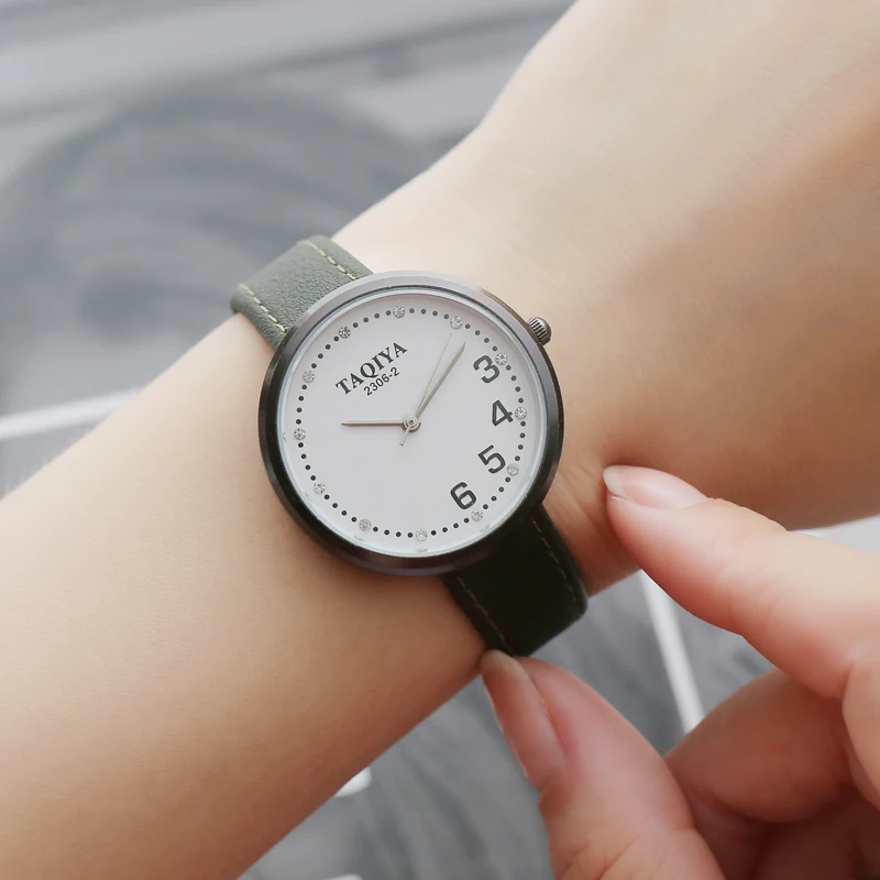Лидирующий бренд женские часы-браслет модные женские Ретро дизайн кожаный ремешок аналог, кварцевый сплав наручные часы женские часы Saati