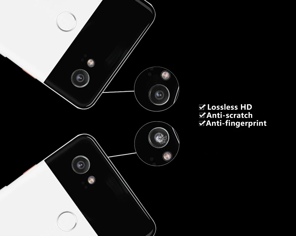 Ультра тонкая задняя Камера объектив из закаленного Стекло пленка для Google Pixel 2 XL 6