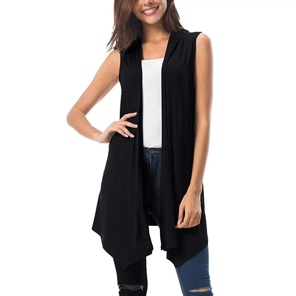 

Yifan New Fashion Women Irregular Sleeveless Knit Bat Shirt Cardigan Plus Size Open Stich Coats Jackets Vest Female Clothing