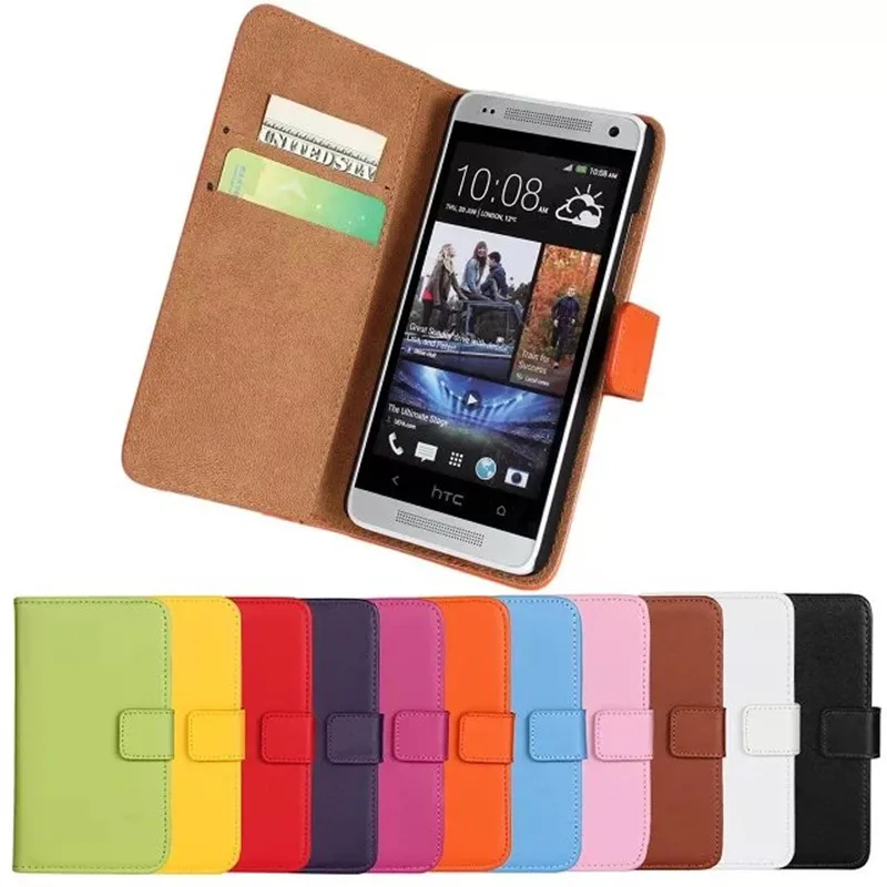 

Leather wallet Cover for HTC ONE Mini M4 601E Case Luxury Flip Coque for htc one mini phone Fundas Capa Etui Accessory Hoesje