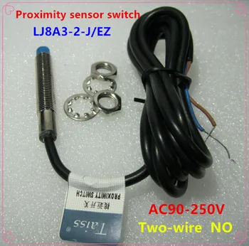 

2pc M8 LJ8A3-2-J/EZ Inductive Proximity Sensor Detection Switch two-Wire NO AC90-250V Approach Sensor 2mm proximity switch