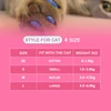 20pcs /lot Fashion Blister Card Soft Silicone Cat Nail Caps Cat Paw Claw Pet Nail Protector With Adhesive Glue And Applicator ► Photo 3/6