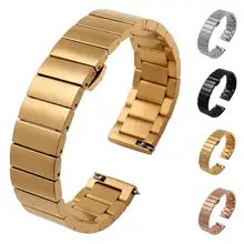 Hipedeal модные Нержавеющая сталь металлическая застежка из нержавеющей стали Смарт-часы ремешок для huawei B5 18Aug14 Прямая поставка F