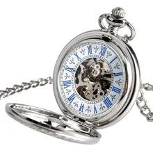 Часы для кормящих, автоматические механические стимпанк брелок ожерелье стильные полые Солнцезащитные карманные часы с автоматическим подзаводом для женщин и мужчин Рождественский подарок