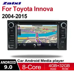 ZaiXi 2 Din Автомобильный мультимедийный плеер Android 9 авто радио для Toyota Innova 2004 ~ 2015 DVD gps 8 ядер 4 Гб + 32 ГБ Bluetooth wifi