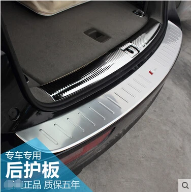 High Quality Stainless Steel Rear Bumper Protector Sill Trunk Trim Cover For Audi Q5 2010
