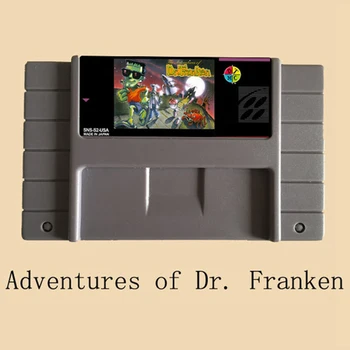 

Adventures of Dr Franken 46 Pin 16 Bit Grey Game Card For USA NTSC Game Player