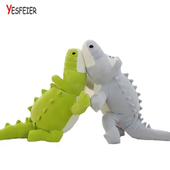 

80/120cm Lovely Dinosaur plush toys pillow stuffed Down Cotton Soft doll baby children cotton soft cushion Crocodile toy