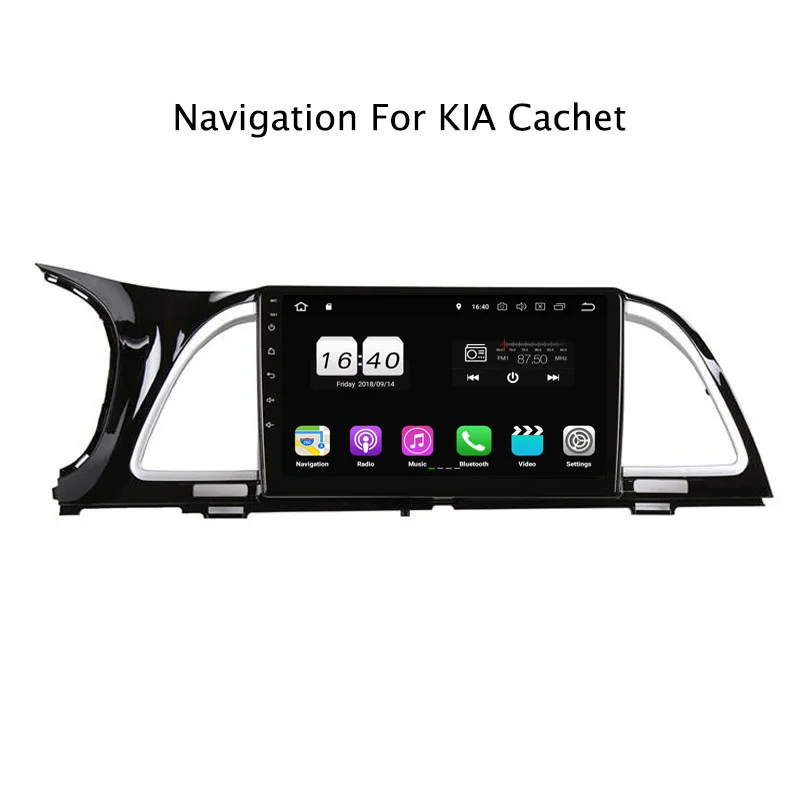 Perfect 9" 2G RAM 16G ROM Android 8.1 Car DVD Multimedia Player For Kia Cachet K4 2017 GPS Navigation Radio Stereo Audio 2